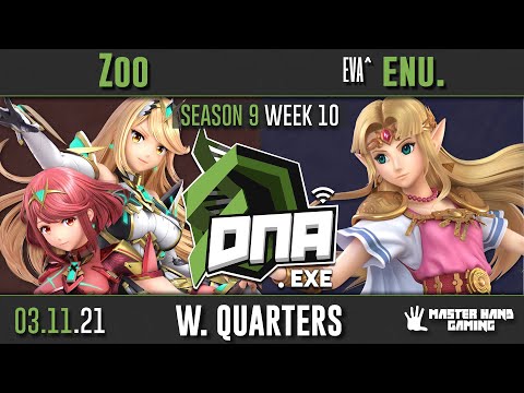 DNA.EXE S9:W10 - Zoo (Pyra/Mythra) Vs. EVA^ | enu (Zelda) - W Quarterfinals