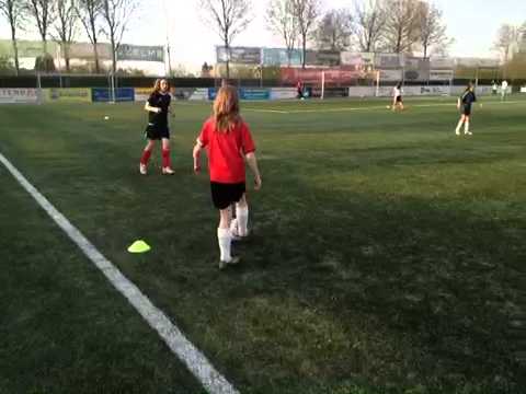 JVC Cuijk D1 (za) dames vs. JVC Cuijk D2 (za) dames 25-4-2013 19:09