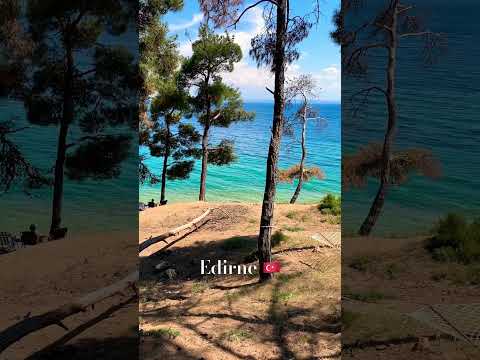 Edirne’nin böyle harika sahilleri olduğunu biliyor musunuz? #turkey #camping #nature #summer #reels