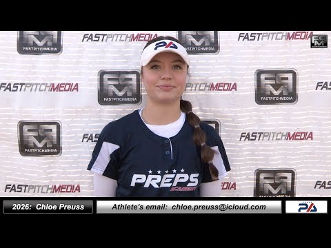2026 Chloe Preuss 4.0 GPA - Athletic Shortstop Softball Recruiting Skills Video - Preps Academy