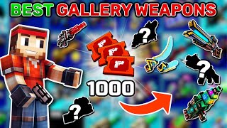 BEST Gallery Weapons To BUY With COUPONS In 2023! [Old List] Pixel Gun 3D