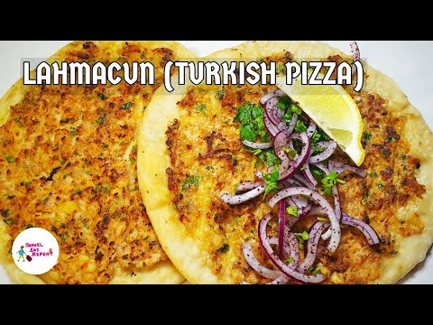 Turkish style Pizza Recipe (Lahmacun) | Lahmacun Without Oven | How to Make Lahmacun In A Pan |