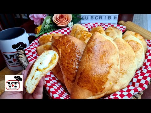 EMPANADAS DE PIÑA Y QUESO CREMA|DE PAN DE ESPONJA C.C.😋👌🏻 paso a paso Sugerencia P/VENTA🤑