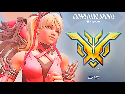 Grandmaster 1 with Mercy ONLY SOLO QUEUE! 😇 - Overwatch