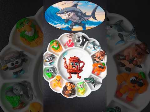 Brainrot colour mixing 🌈 🦈 #colormixing #tralalerotralala #brainrot #colormixing Part 50