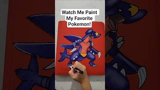 Custom Painted Garchomp Binder! #pokemoncards #pokemon #pokemontcg #artwork #garchomp #pokemonart