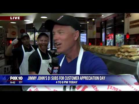 $1 sub day at Jimmy John's
