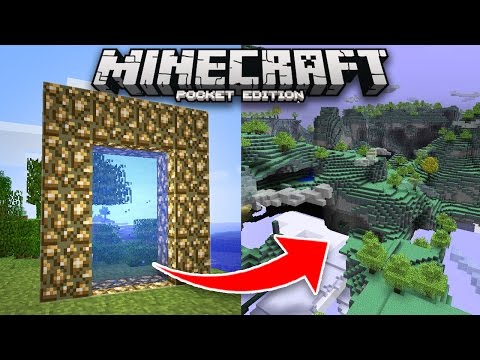 How to go to the AETHER DIMENSION in Minecraft PE!! (Addon)