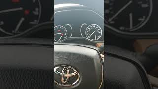 2019 toyota Avalon limited start up (in cabin)