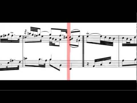 BWV 827 - Partita No.3 in A Minor (Scrolling)