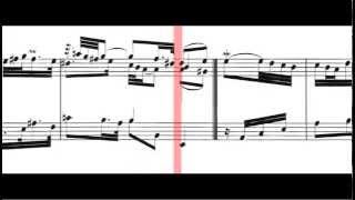BWV 827 - Partita No.3 in A Minor (Scrolling)