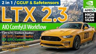 LTX 2.3 is INSANE! The ULTIMATE ComfyUI Workflow Tutorial (T2V, I2V, FLF, LipSync Audio)#ltx23 #ltx