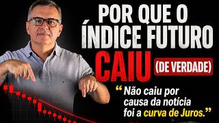POR QUE O ÍNDICE FUTURO CAIU (DE VERDADE)!