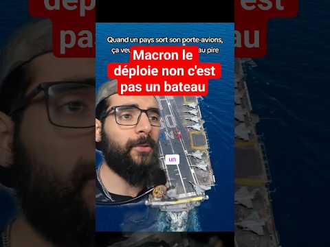 😱 J'explique : le Charles de Gaulle déployé ça sent pas bon #actu #info