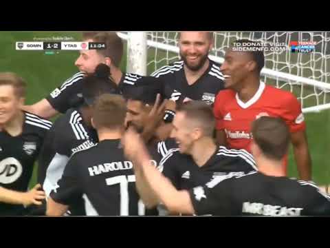 Vikkstar123 goal vs Youtube All stars| Sidemen Charity Match 2022