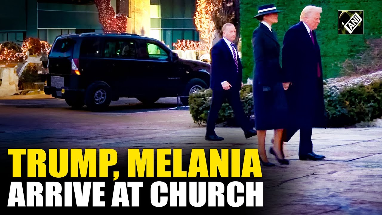Watch: Donald Trump, Melania attend church service|Inauguration|Trump to become 47th President of US