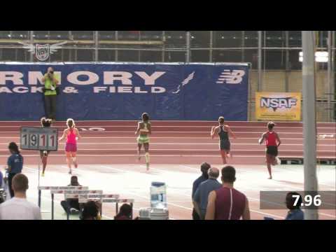Girls 60m Freshman Heat 3 - New Balance Nationals Indoor 2013