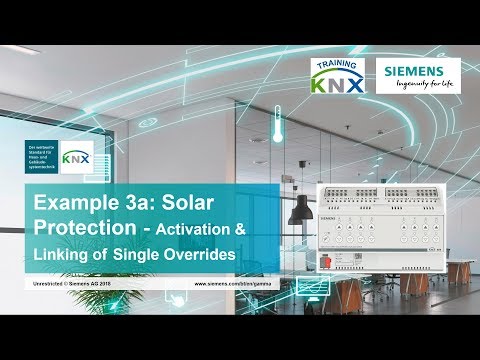 Solar Protection Applications Sample 03a: Single Overrides