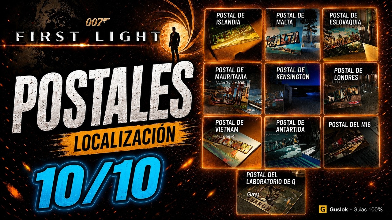 Postales Todas las Ubicaciones 100% | 007 First Light