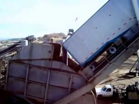 Truck Tipper at Biomass Plant Truck Tipper at Biomass Plant