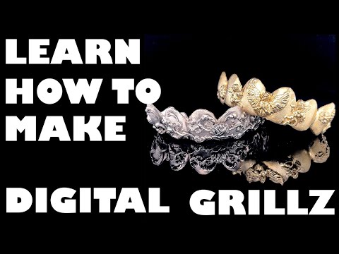 Learn how to make 3D Grillz - Digital Gold Grillz Course