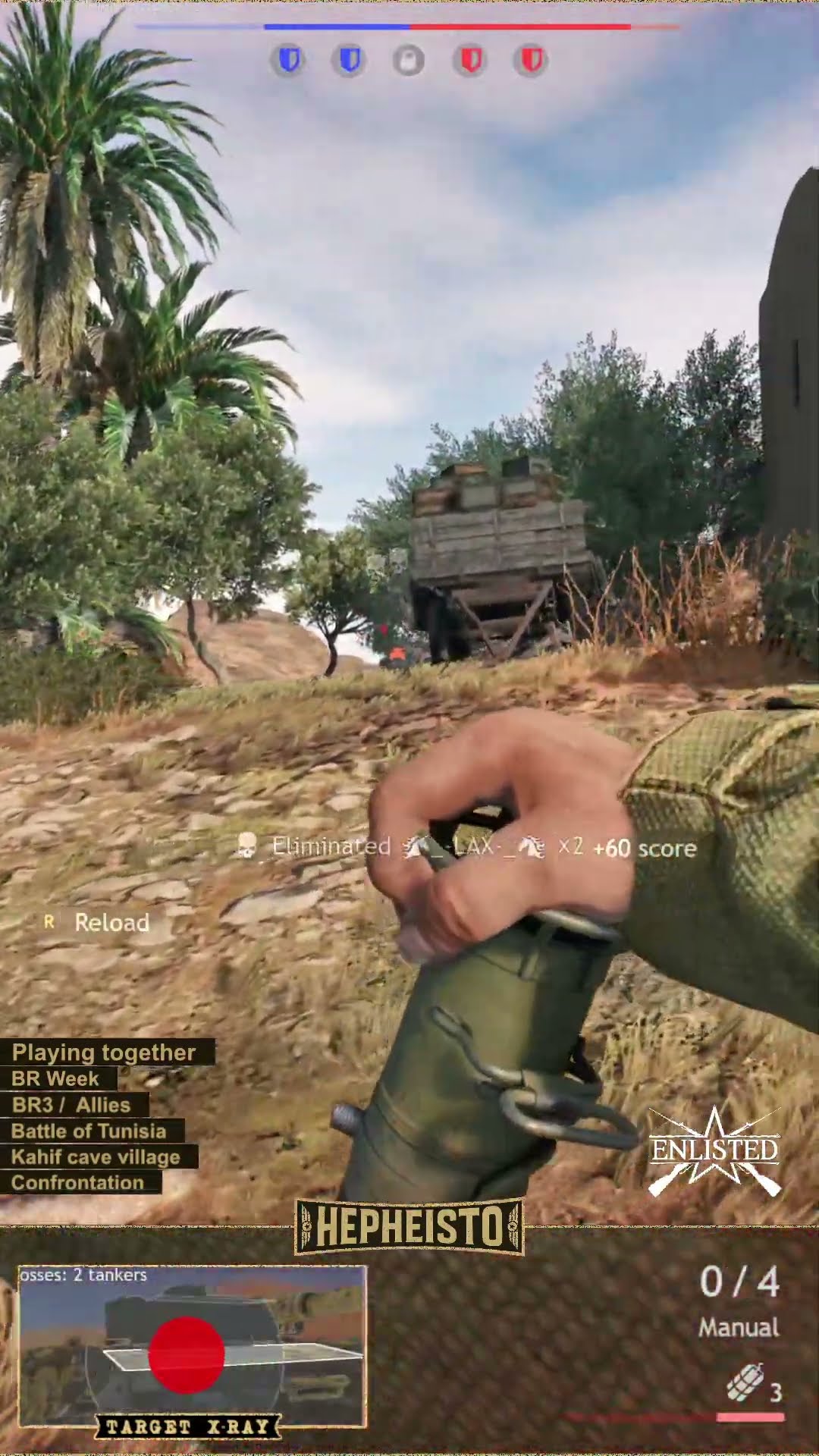 Anti Tank Gunner eliminates Panzer IV H with M9 Bazooka
