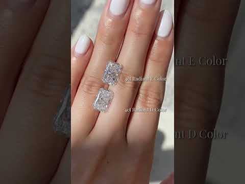 4ct radiant diamond comparison 💎