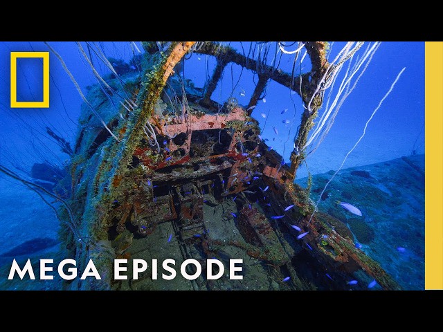 The Greatest Mysteries of the Pacific Ocean | Drain the Oceans | MEGA EPISODE | Nat Geo SDDEFAULT Thumbnail