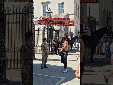 WHY CAN’T I TOUCH THE HORSE?” — “BECAUSE I SAID SO.” SOLDIER SHUTS DOWN WEIRD REQUEST 😳🐴