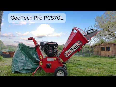 GeoTech Pro Häcksler Unboxing, Montage & Test 7 PS Benzin