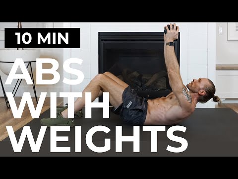 10 Min Abs Workout with Weights (Build STRONG + DEFINED Abs)