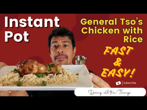 Instant Pot Magic! 🍗🔥 Easy General Tso's Chicken with Flavor-Packed Rice | Quick & Tasty!