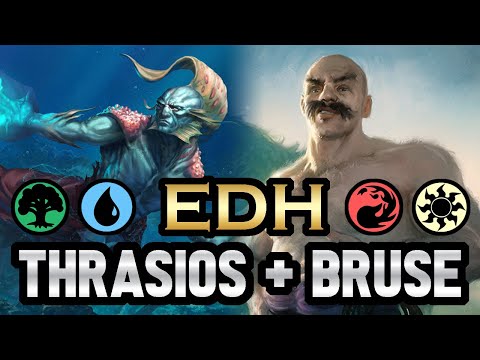 【 EDH Gameplay 】 💥 THRASIOS + BRUSE TARL 💥 *Non Competitive*