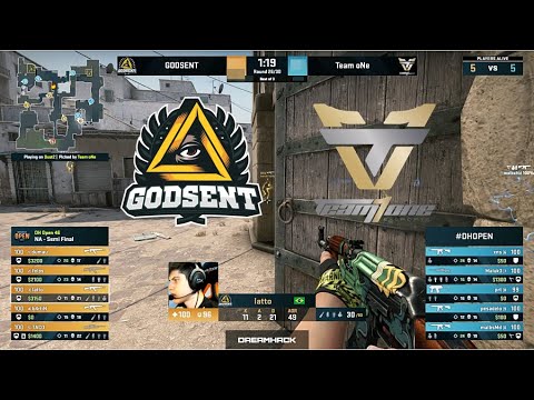 GODSENT vs TeamOne   DreamHack   CSGO BEST MOMENTS