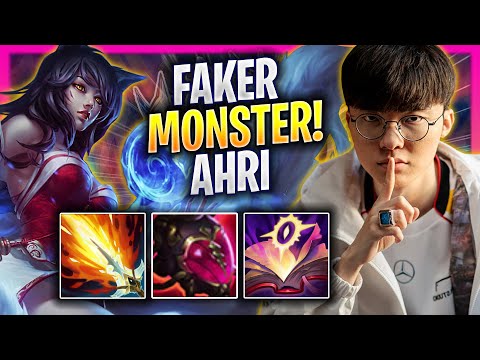 FAKER IS A MONSTER WITH AHRI! - T1 Faker Plays Ahri MID vs Hwei! | Season 2025