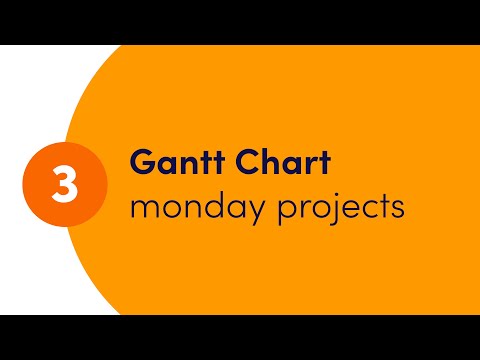 Getting started with monday projects - Ch. 3 'Gantt Chart' | monday.com webinars