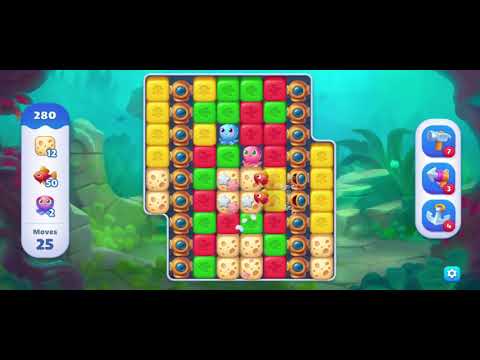 FISHDOM BLAST LEVEL 280 ~ No boosters