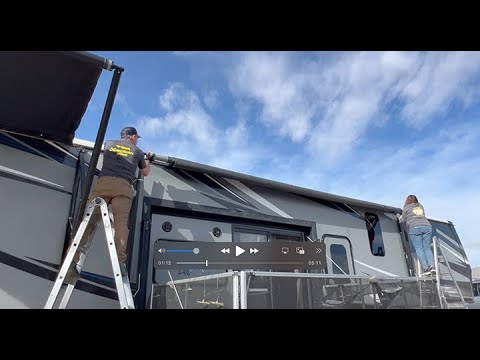 How to install an Dometic 9100 RV Awning
