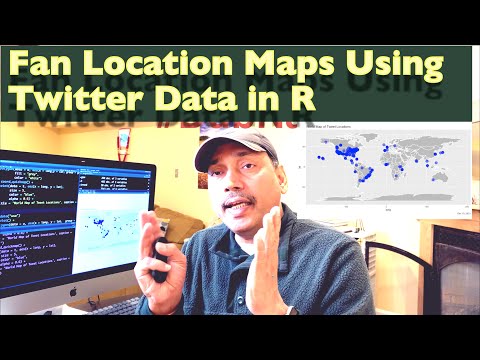 Getting Twitter Data in R | Fan Location Maps - Sports Analytics