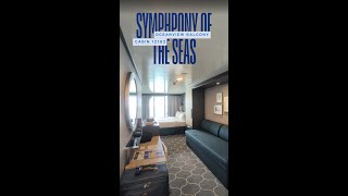 Symphony of the Seas Cabin Tour | Oceanview Balcony Cabin 12182