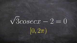 Solving trigonometric equation by using reciprocal function