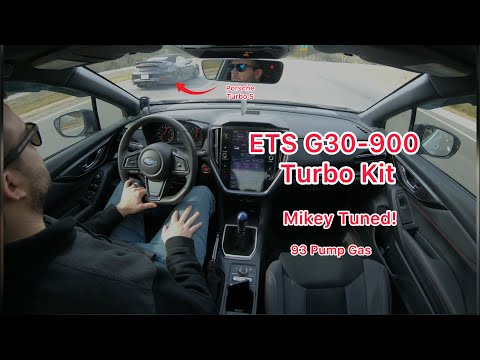 22+ WRX ETS Turbo Kit G30-900 Build EP:04 Cold Start, Cruise, Pulls, 911 Turbo S Race!