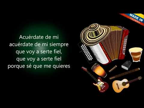 Acuerdate de mi - El binomio de oro (Letra) 1080p Full HD