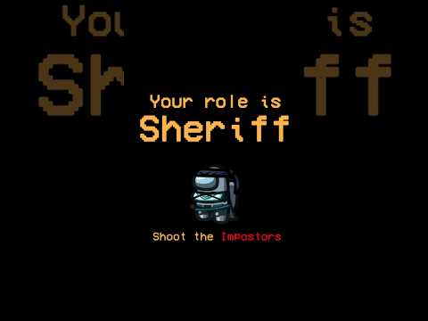 Among Us but your role is SHERIFF #shorts