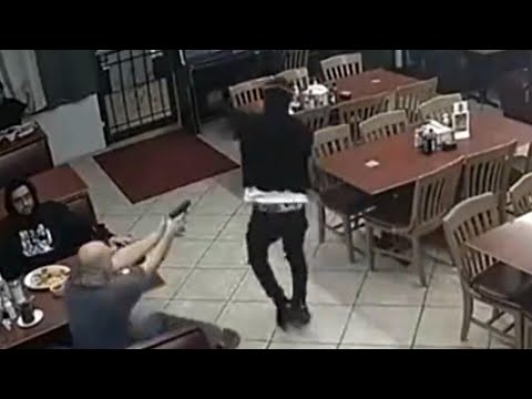 Armed Restaurant Robbery Suspect Shot Dead by Customer