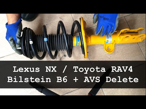 Bilstein B6 struts for the Lexus NX / Toyota RAV4 / Harrier | Front suspension & spring replacement