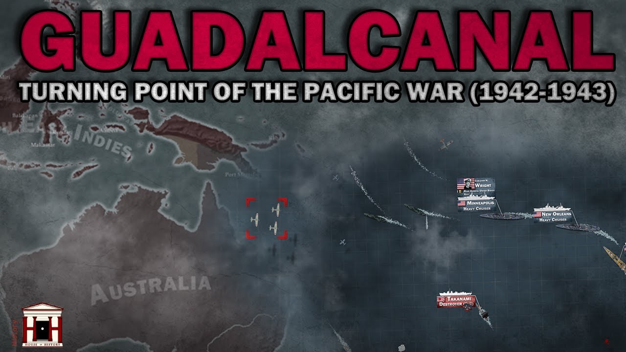 The Naval Guadalcanal Campaign, 1942-1943 - Animated (ALL PARTS)