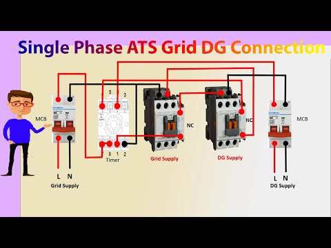 Single Phase ATS Grid DG Connection | ATS