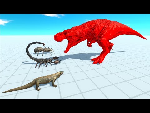 POISONOUS UNITS vs EVERY UNIT with HP BARS - Animal Revolt Battle Simulator