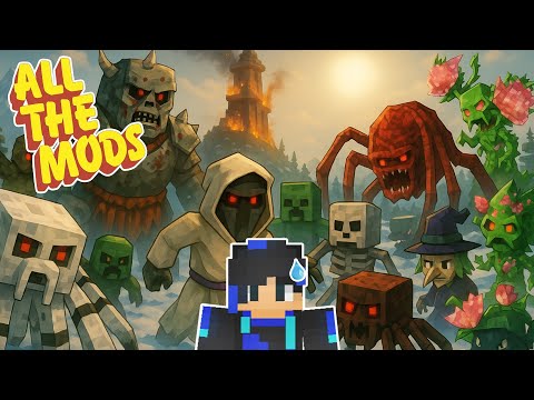 IMPOSSIBLE de SURVIVRE avec 400 MODS MINECRAFT ! - Episode 1